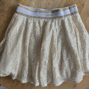 Dior Gold Metallic Skirt Size 6